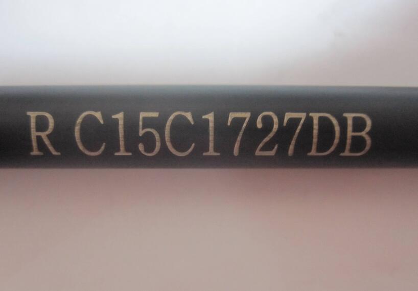膠皮電子線(xiàn)上激光打字 膠皮電子線(xiàn)上激光打字